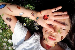Самая юная татуировщица в мире — 10-летняя Ноко из Японии