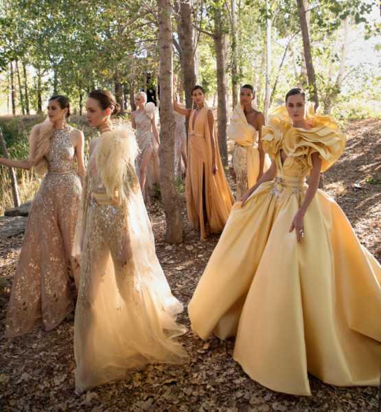 Вечерние платья и костюмы Elie Saab Haute Couture осень-зима 2020-2021