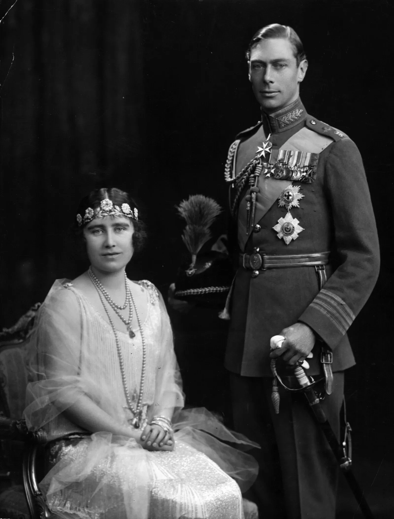 Королева-мати та король Георг VI, 19231