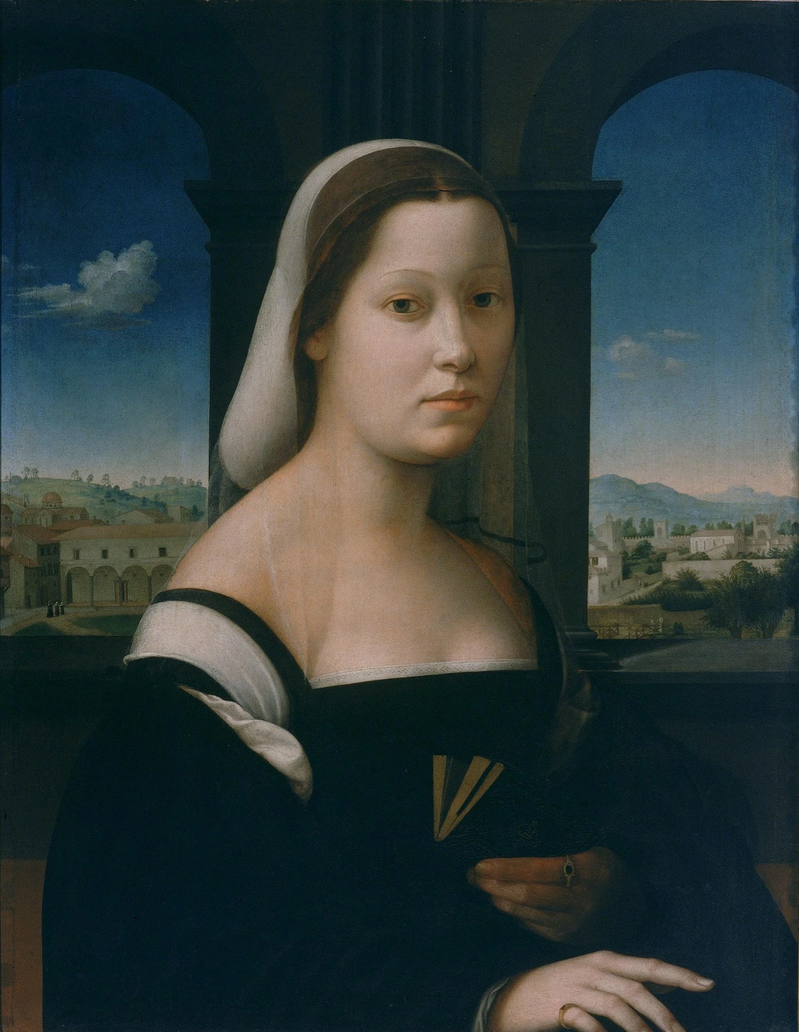 Портрет жінки, відомої як Ла Монака, Рідольфо Гірландайо6