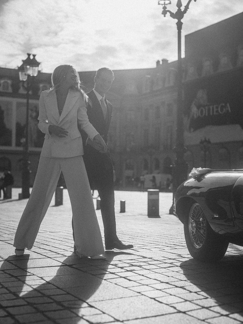 Александра Лалонд Буіг у двобортному костюмі Ralph Lauren. Photo: Virgile Guinard6