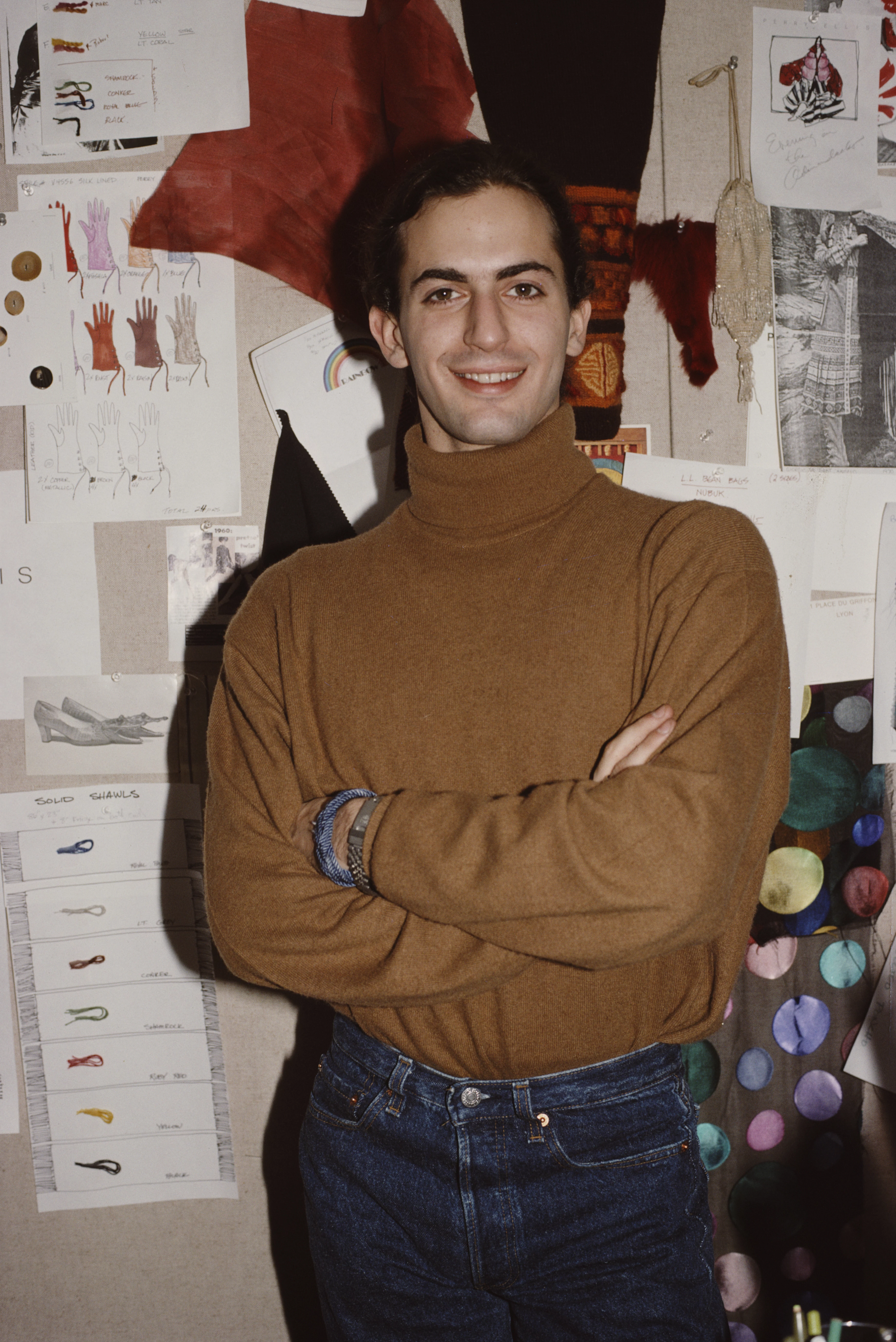 Марк Джейкобс у своєму новому офісі, 19891