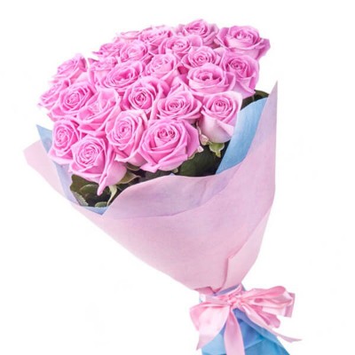 Букет из 25 роз "Розовая сказка" Букет из 25 роз "Розовая сказка"