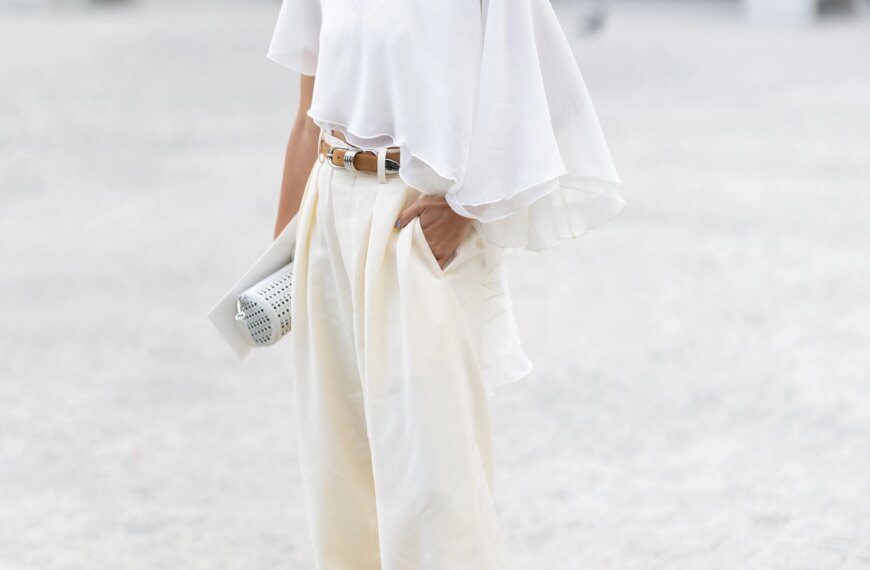 Пеньюарні штани: головний мінімалістичний тренд весни.