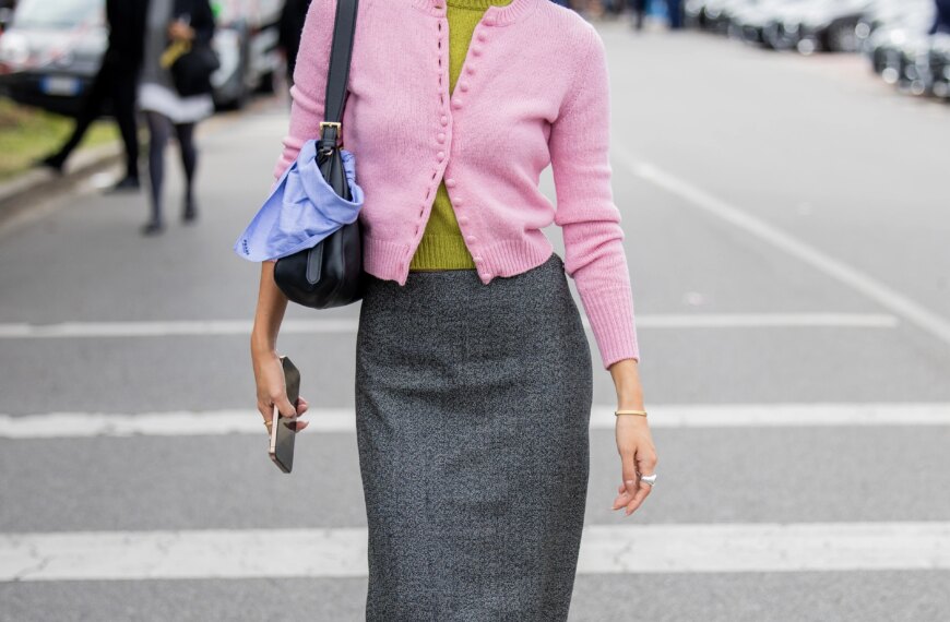 Цієї весни – кардиган кольору рожевого: стильна заміна куртці-бомберу