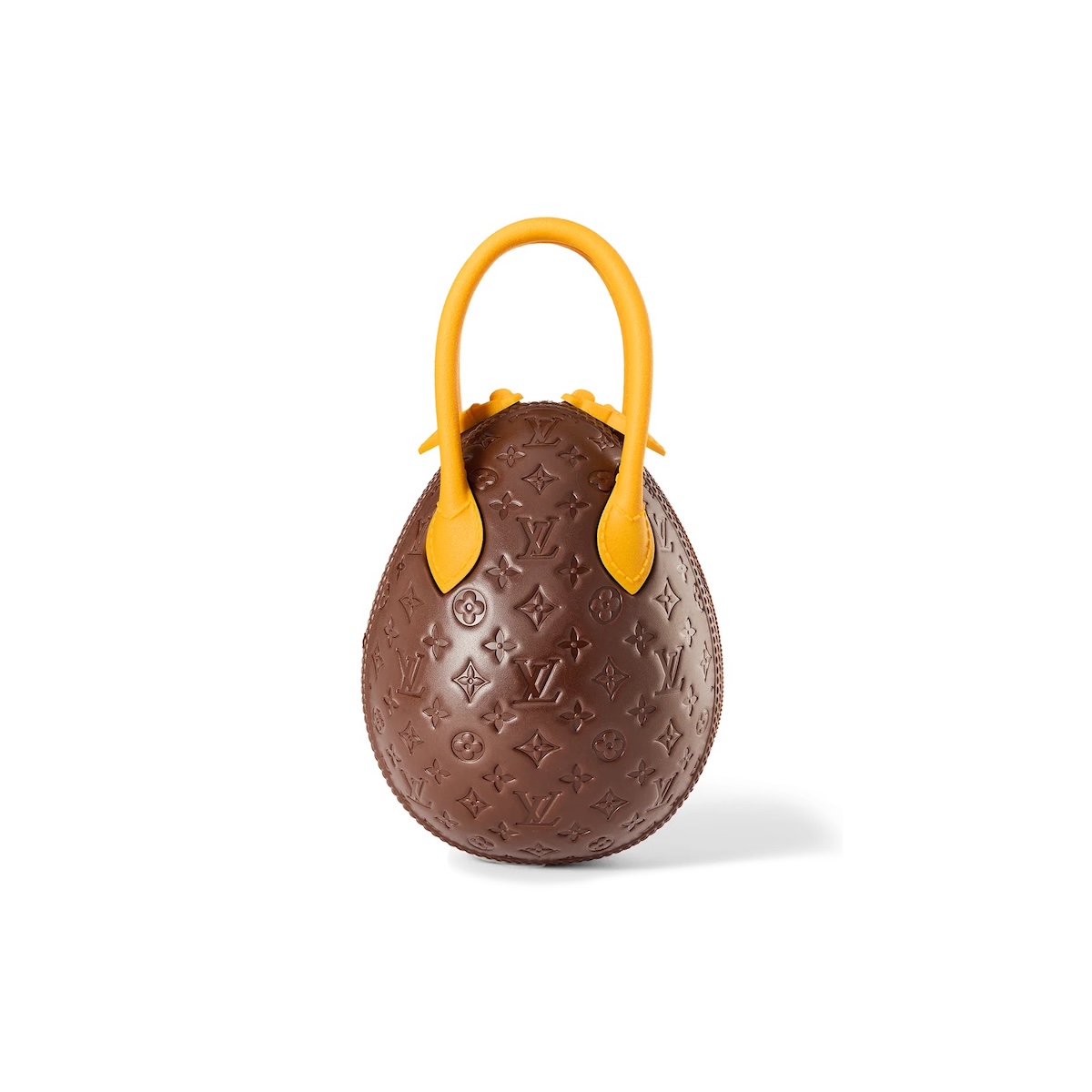 Шоколадне яйце Louis Vuitton, стилізоване під дизайнерську сумку з монограмою бренду. Одні з найвірусніших розкішних солодощів на Великдень 2026 року.