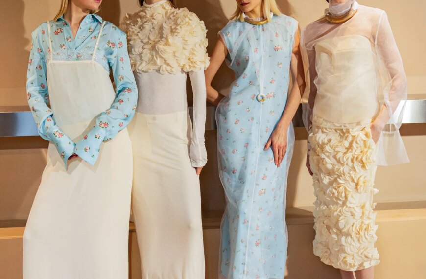 Fragile Power: POUSTOVIT unveils fresh line at Ukrainian Fashion Week.