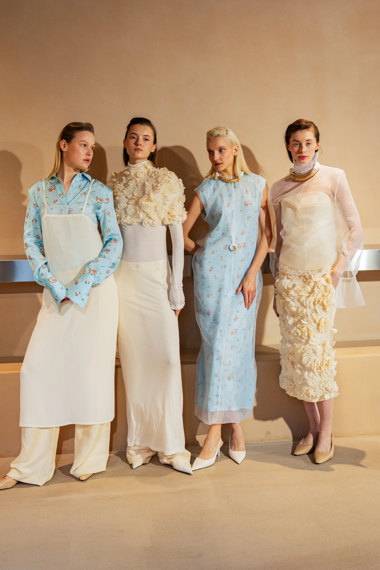 Fragile Power: POUSTOVIT unveils fresh line at Ukrainian Fashion Week.
0