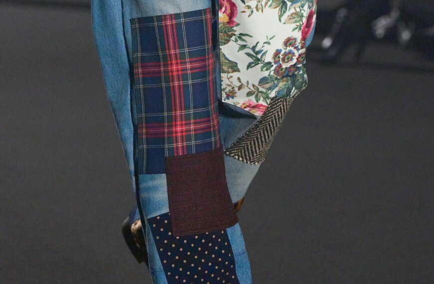 Джинси печворк від Junya Watanabe: модна знахідка для поціновувачів оригінальності