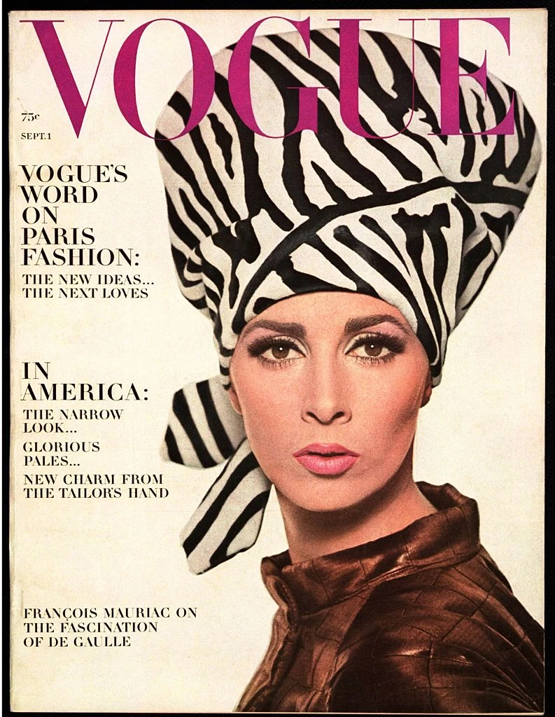 Обкладинка Vogue, вересень 1964. Фото: David Bailey. Conde Nast via Getty Images8