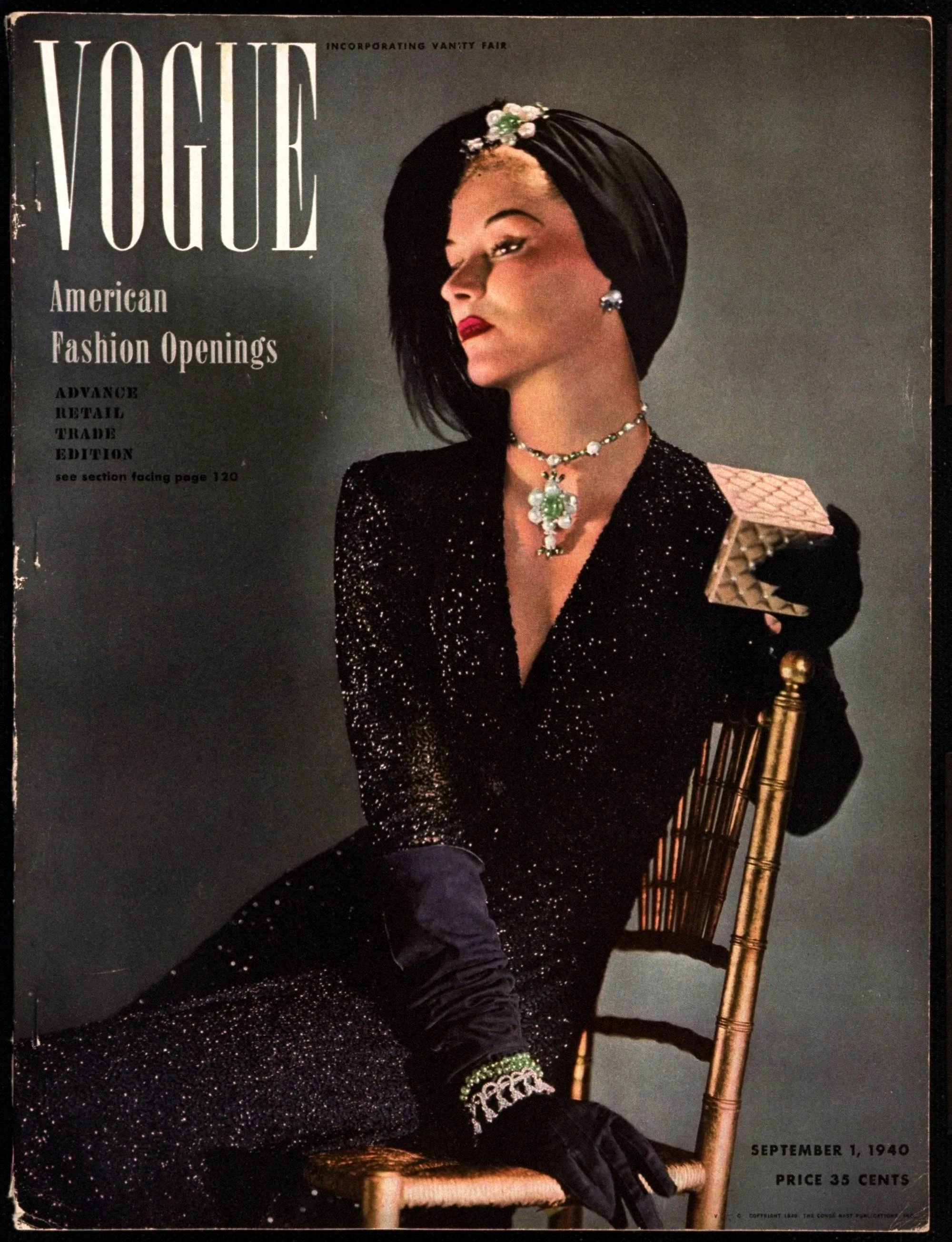 Обкладинка Vogue, вересень 1940. Фото: Horst P. Horst/Conde Nast via Getty Images15