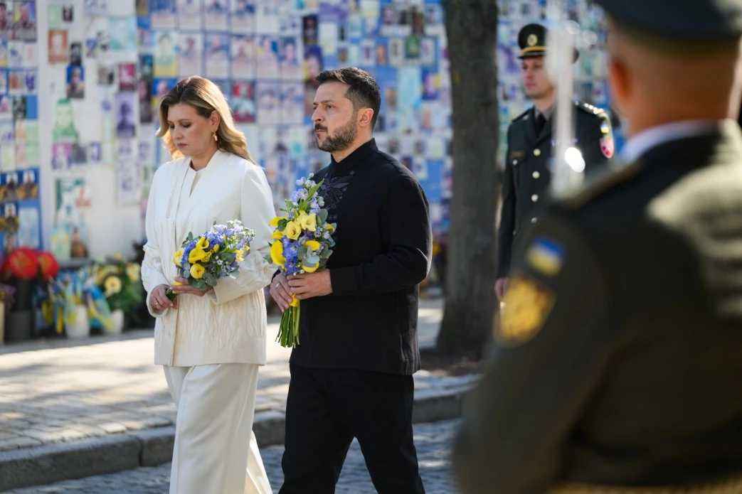 Олена Зеленська обрала вбрання від LITKOVSKA для святкування Дня Незалежності України0